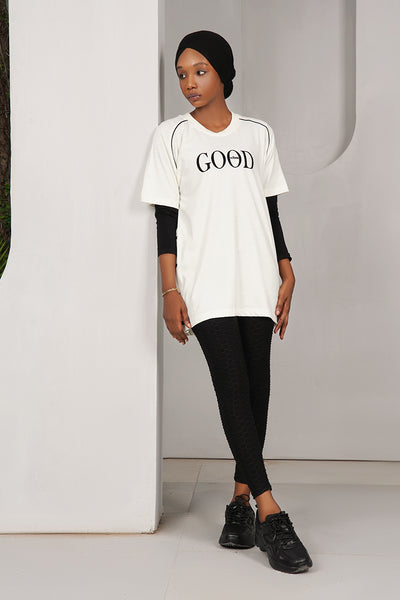 SNAP BUTTON T-SHIRT