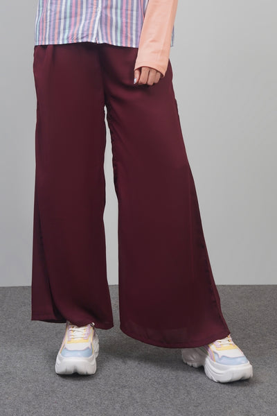 Wide Leg Georgette Pants