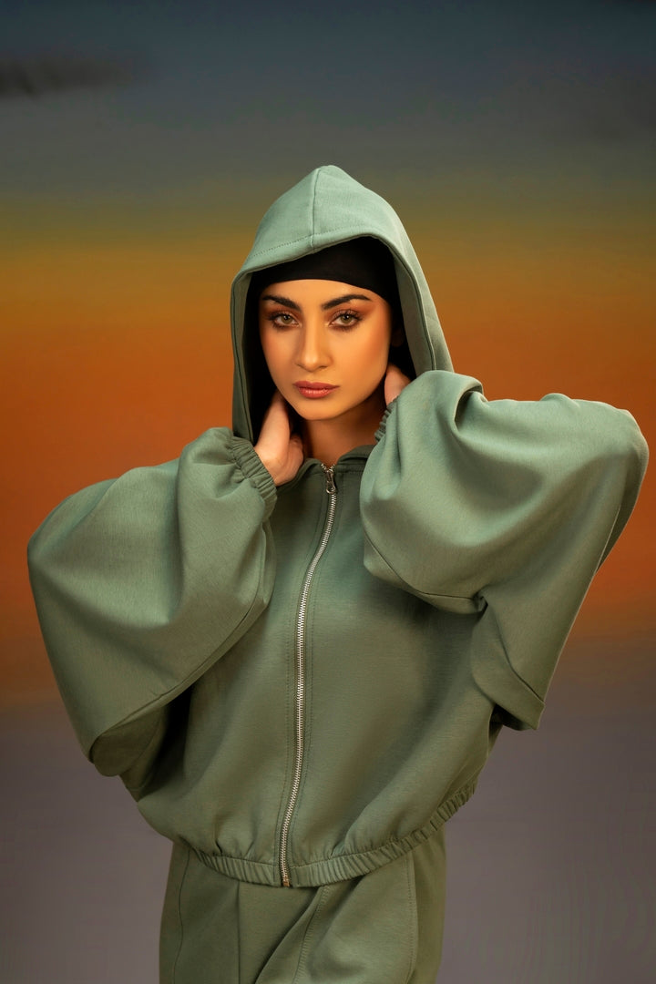 Ladies Zipper Hoodie