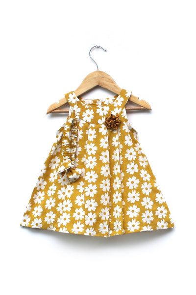 Infant Girls Printed Frock Set