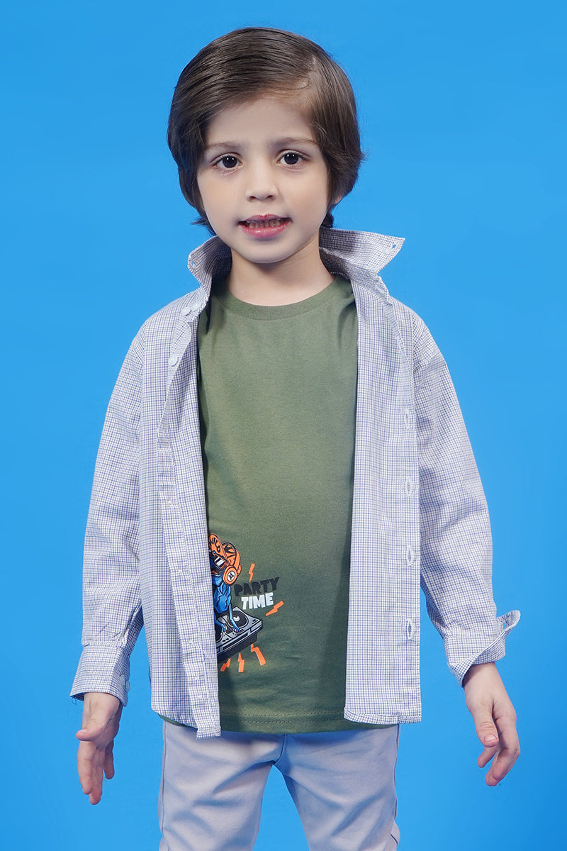 BOYS CASUAL SHIRT