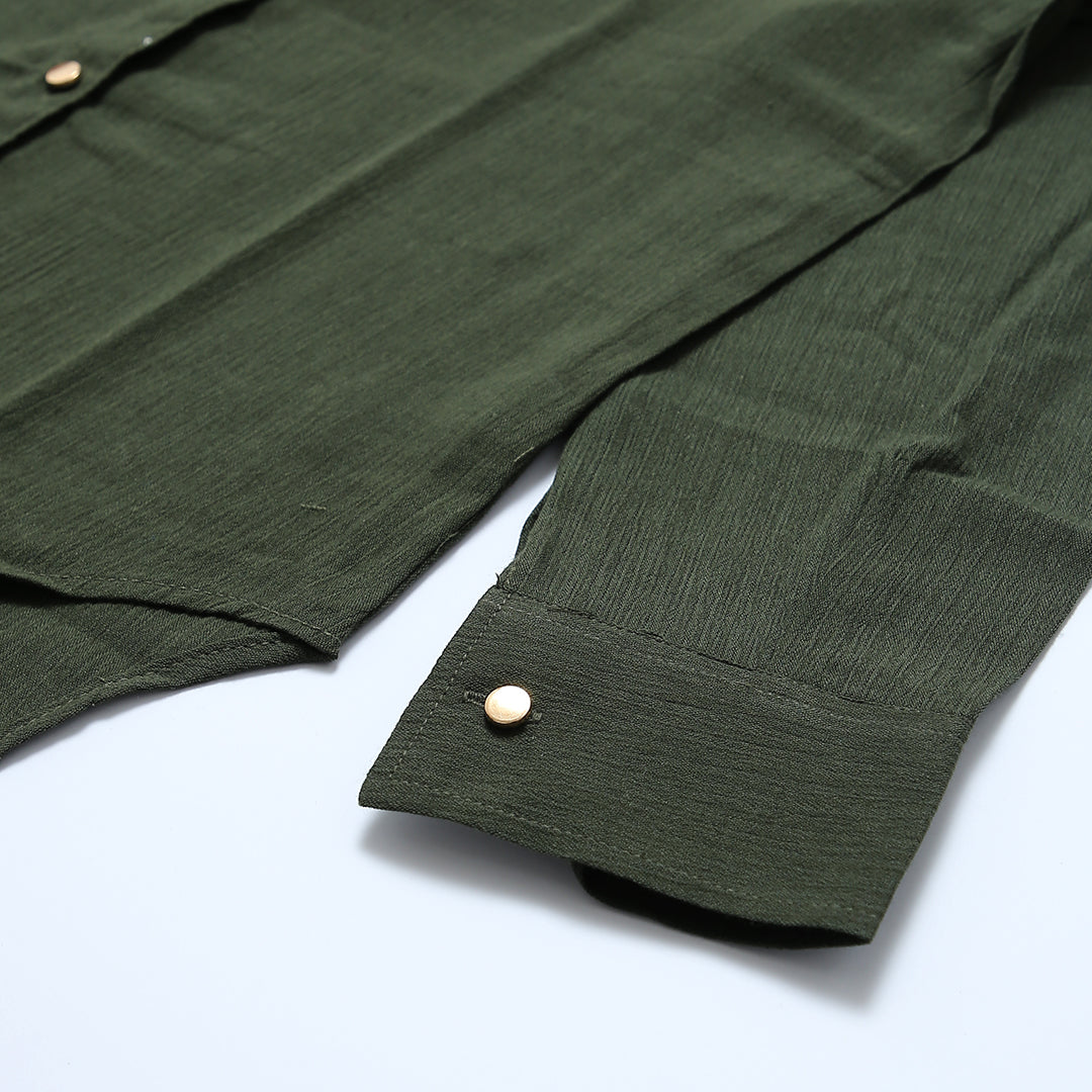 Happy-Go-Lucky Green Shirt