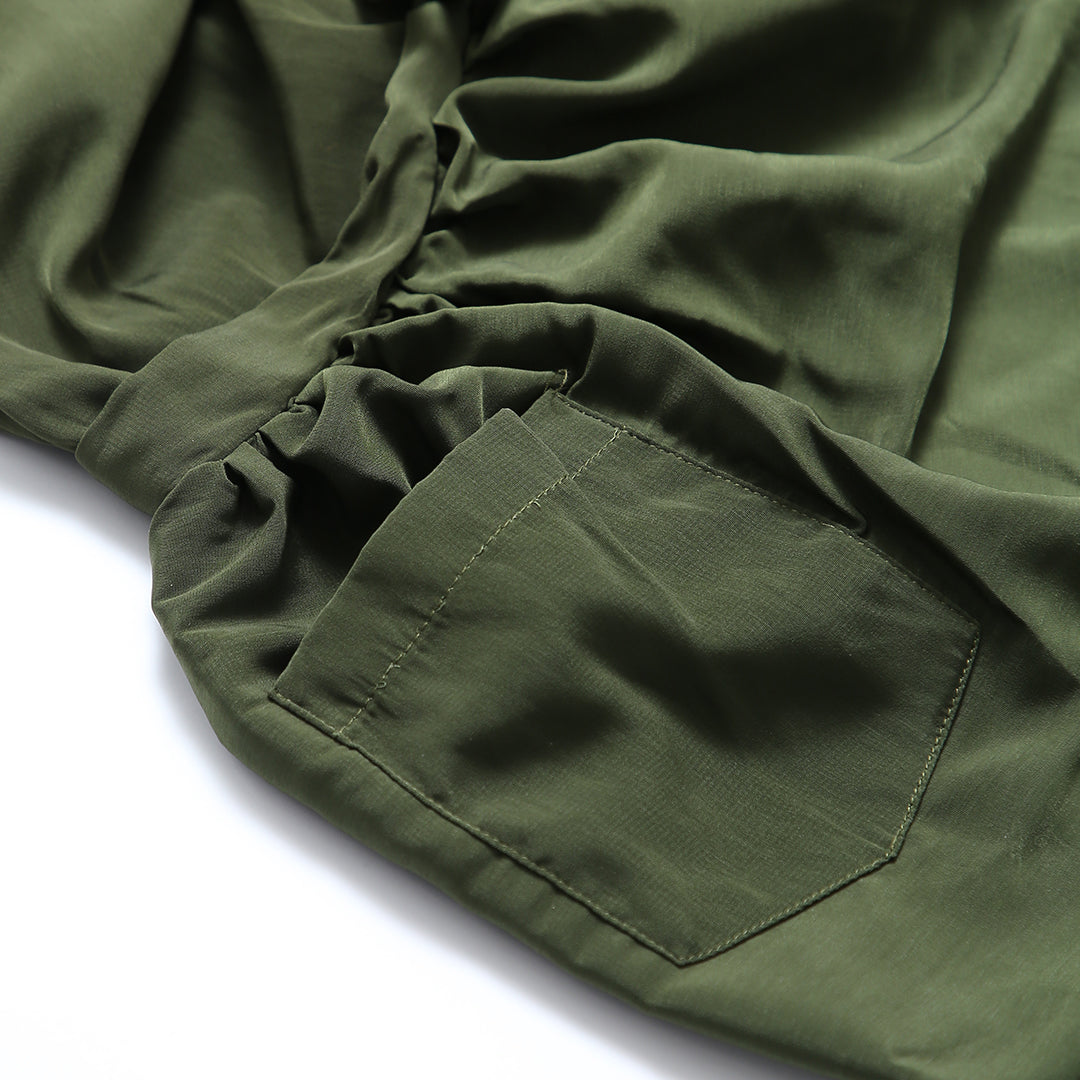 Bottle Green Jewel Dress