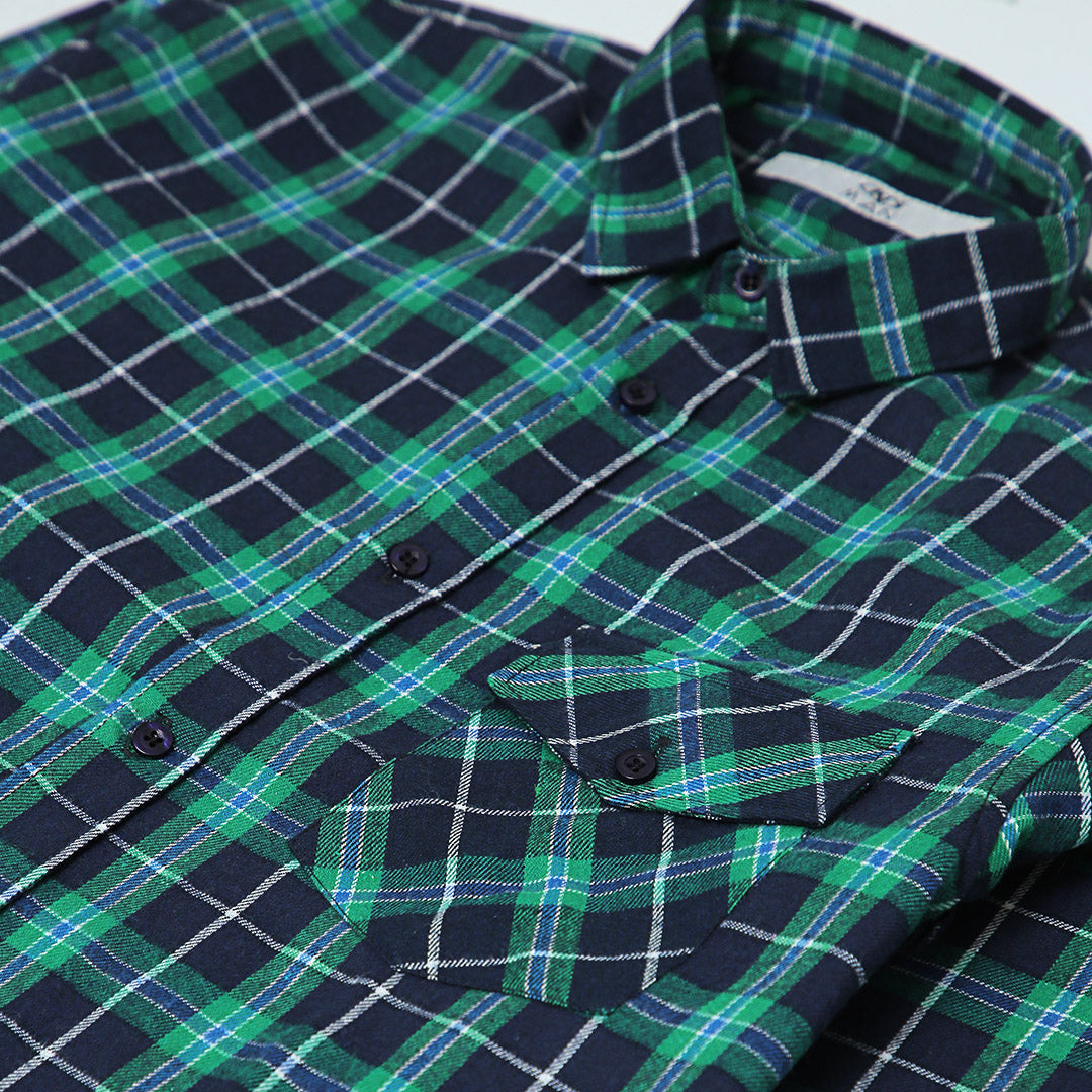 Jade Flannel Casual Shirt