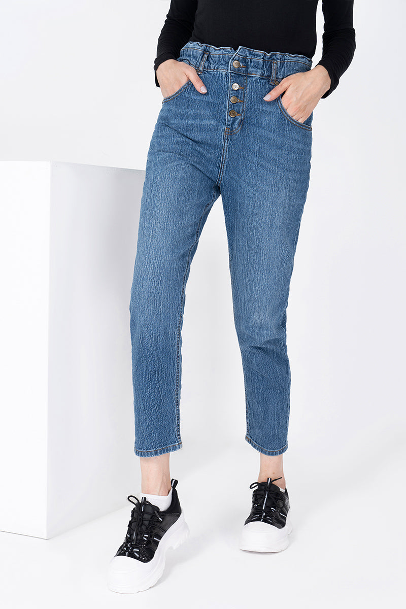 women Denim MID RISE STRAIGHT FIT