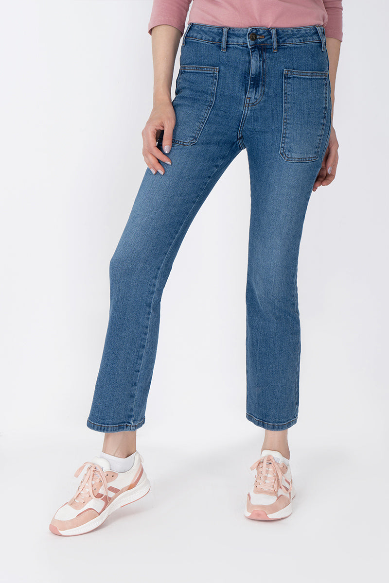 women Denim MID RISE BOOTCUT FIT