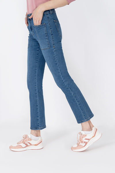 women Denim MID RISE BOOTCUT FIT