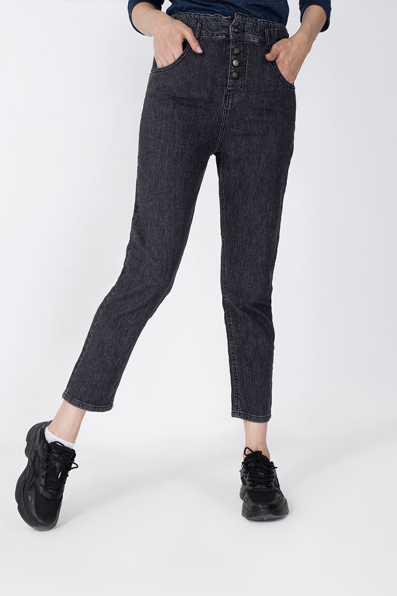 women Denim MID RISE STRAIGHT FIT