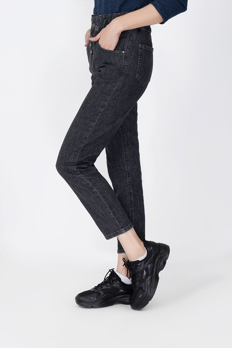 women Denim MID RISE STRAIGHT FIT