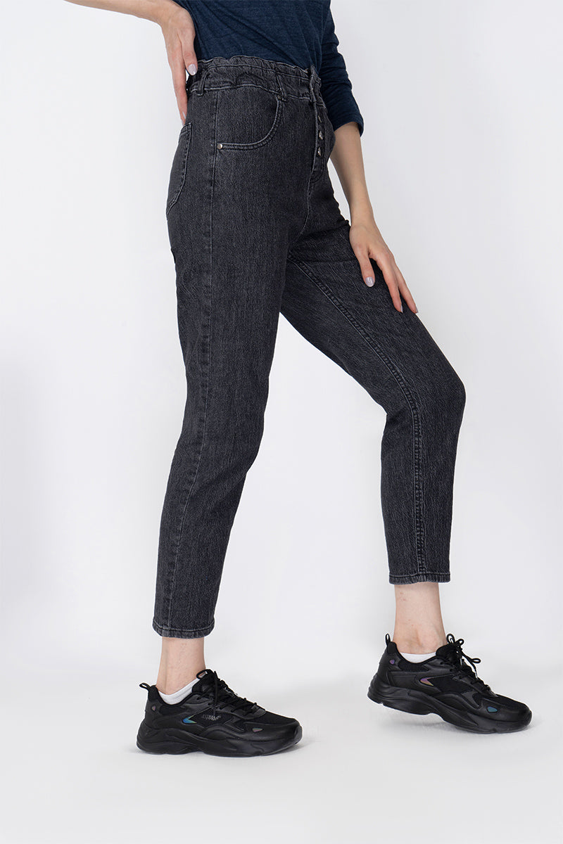 women Denim MID RISE STRAIGHT FIT