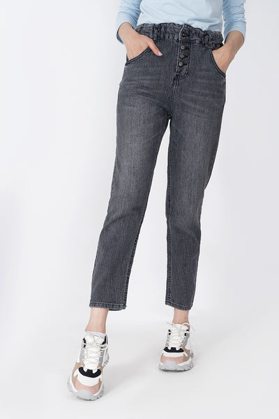 women Denim MID RISE STRAIGHT FIT