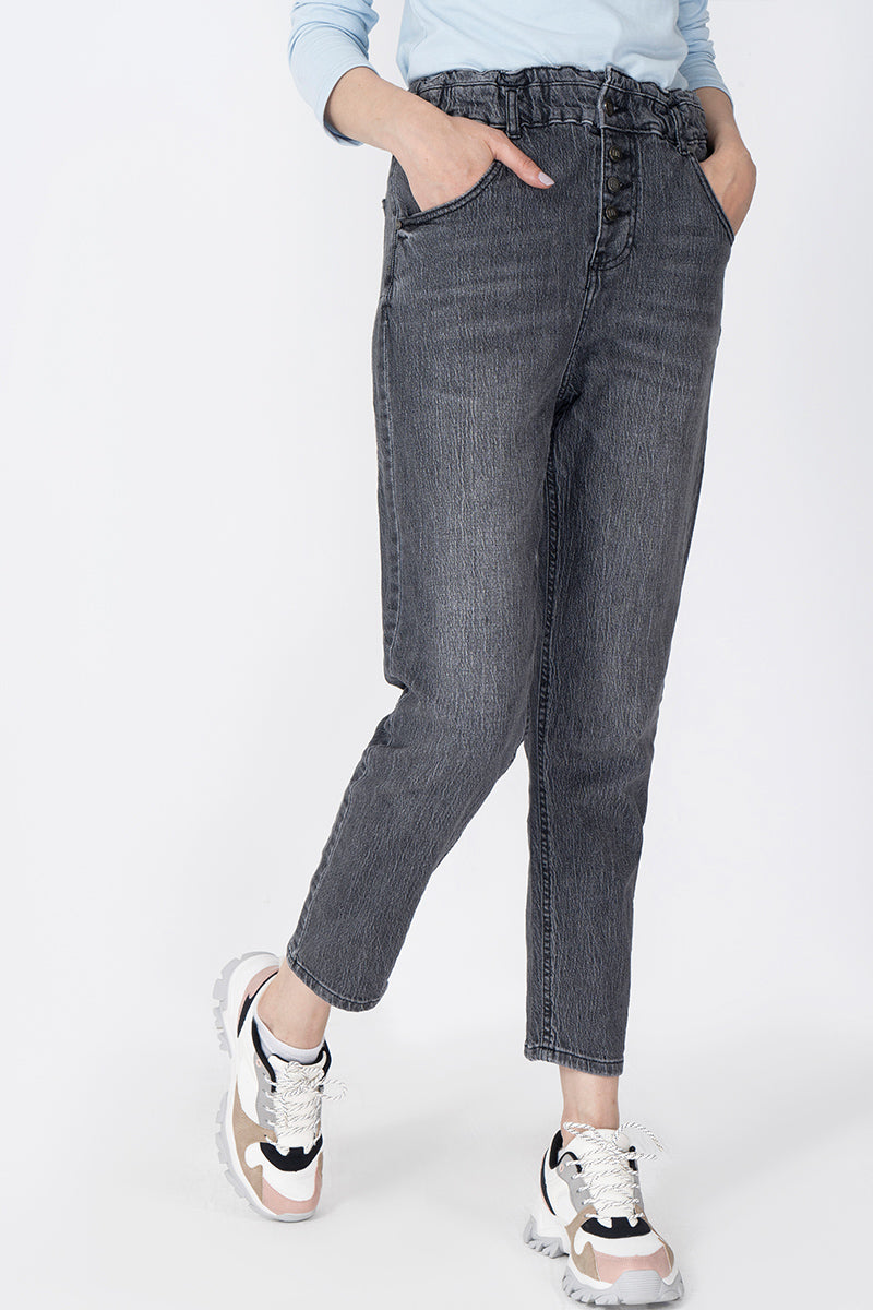 women Denim MID RISE STRAIGHT FIT