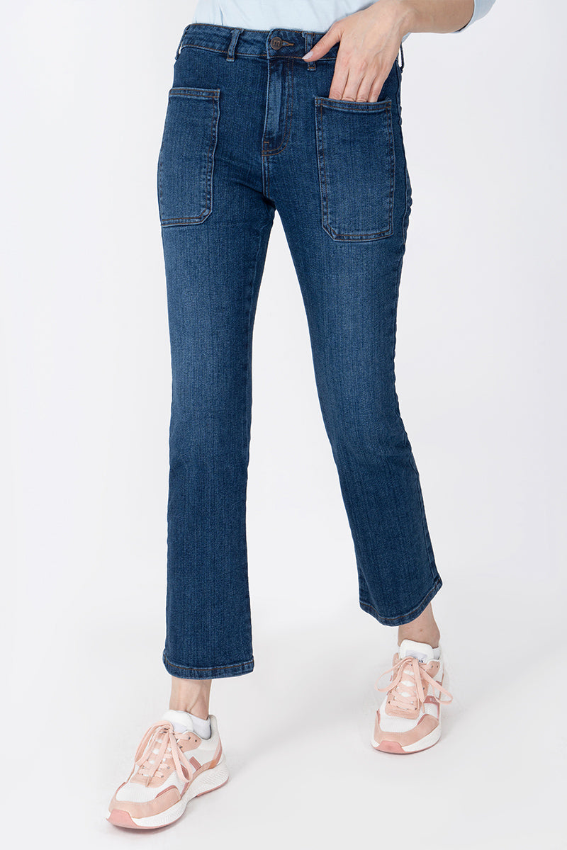 women Denim MID RISE BOOTCUT FIT